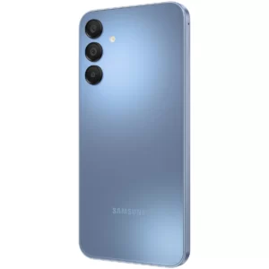 گوشی هوشمند Galaxy A15 با طراحی زیبا و نمایشگر 6.5 اینچی Super AMOLED، دوربین 50 مگاپیکسلی و باتری 5000 میلی‌آمپری، انتخابی ایده‌آل برای کاربران میان‌رده.