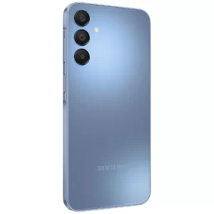 گوشی هوشمند Galaxy A15 با طراحی زیبا و نمایشگر 6.5 اینچی Super AMOLED، دوربین 50 مگاپیکسلی و باتری 5000 میلی‌آمپری، انتخابی ایده‌آل برای کاربران میان‌رده.