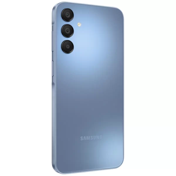 گوشی هوشمند Galaxy A15 با طراحی زیبا و نمایشگر 6.5 اینچی Super AMOLED، دوربین 50 مگاپیکسلی و باتری 5000 میلی‌آمپری، انتخابی ایده‌آل برای کاربران میان‌رده.