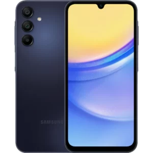 گوشی هوشمند Galaxy A15 با طراحی زیبا و نمایشگر 6.5 اینچی Super AMOLED، دوربین 50 مگاپیکسلی و باتری 5000 میلی‌آمپری، انتخابی ایده‌آل برای کاربران میان‌رده.
