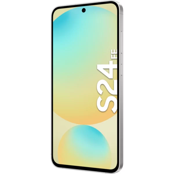 تصویر گوشی Samsung Galaxy S24 FE با حافظه 256 گیگابایت و رم 8 گیگابایت، طراحی زیبا و صفحه‌نمایش Dynamic AMOLED با کیفیت بالا