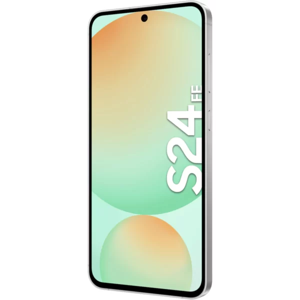 تصویر گوشی Samsung Galaxy S24 FE با حافظه 256 گیگابایت و رم 8 گیگابایت، طراحی زیبا و صفحه‌نمایش Dynamic AMOLED با کیفیت بالا