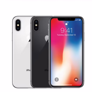 تصویر گوشی iPhone X استوک با حافظه 256 گیگابایت و طراحی شیک.