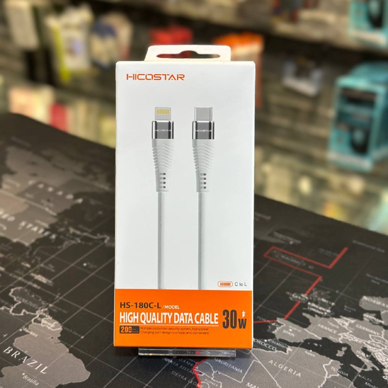 شارژ سریع کابل USB HLcostar، مقاوم و با انتقال داده پایدار