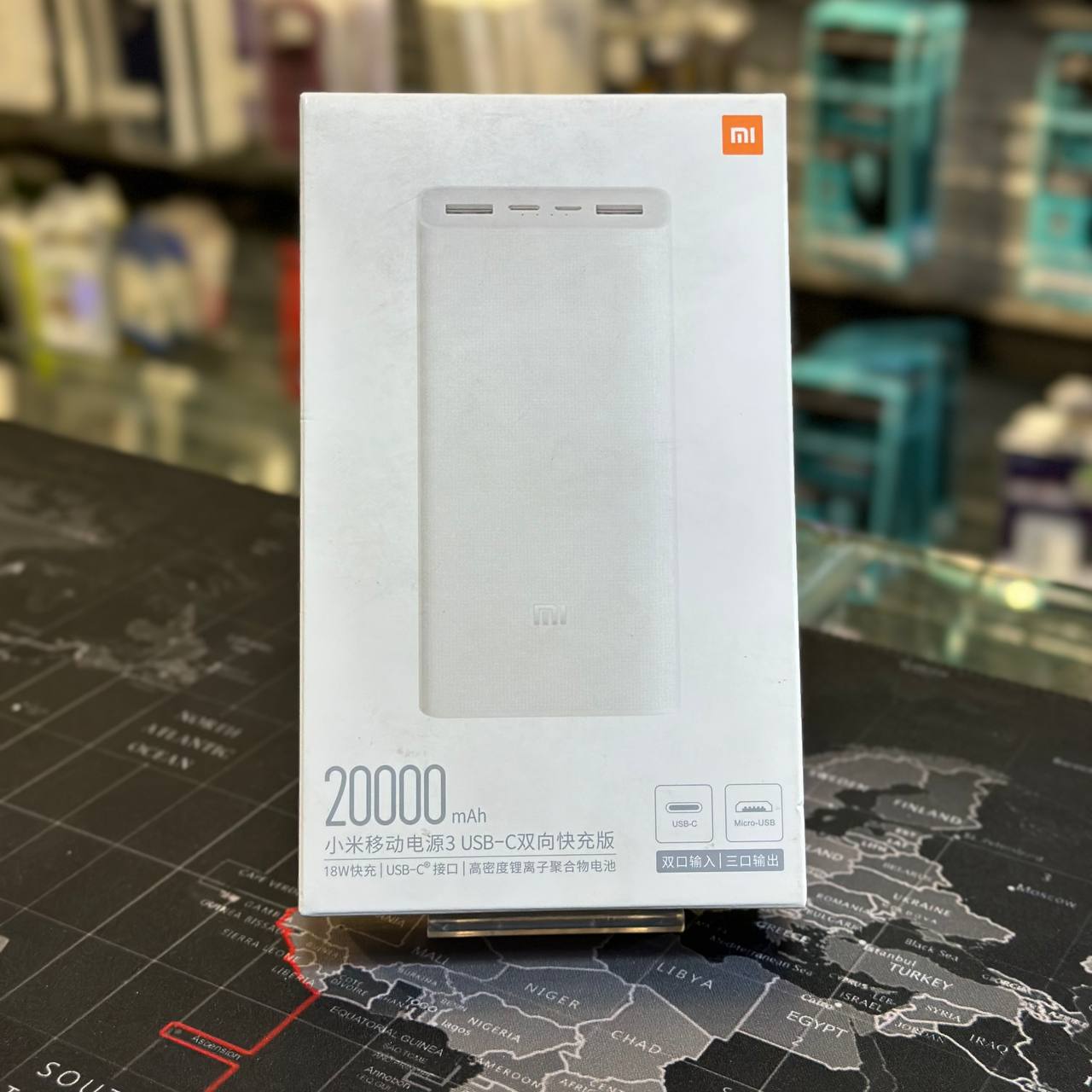 پاوربانک شیائومی Mi Power Bank 3 ظرفیت ۲۰۰۰۰ میلی‌آمپر ساعت و شارژ سریع