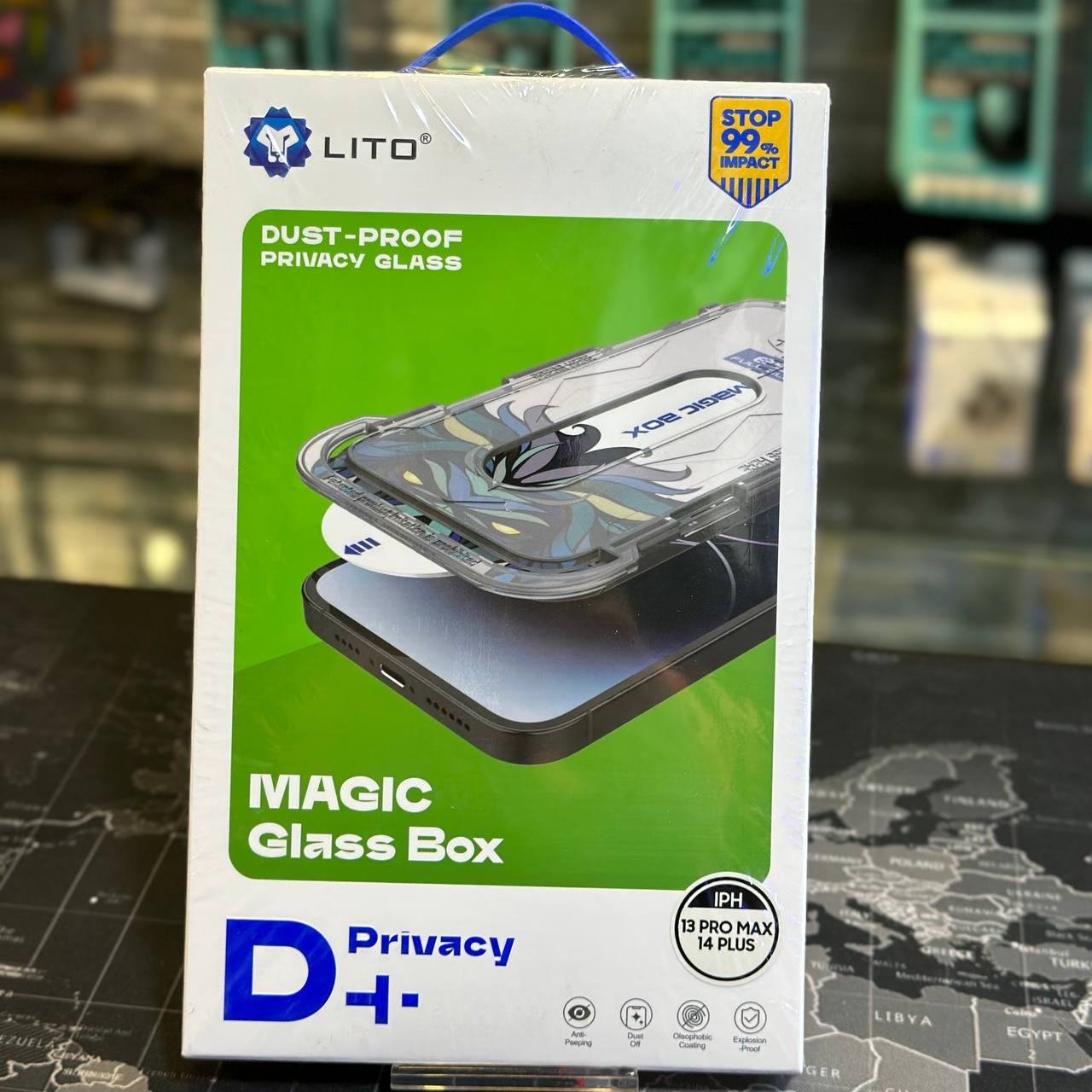 گلس Lito مدل Maglc Glass Box، محافظ صفحه ضد ضربه و شفاف